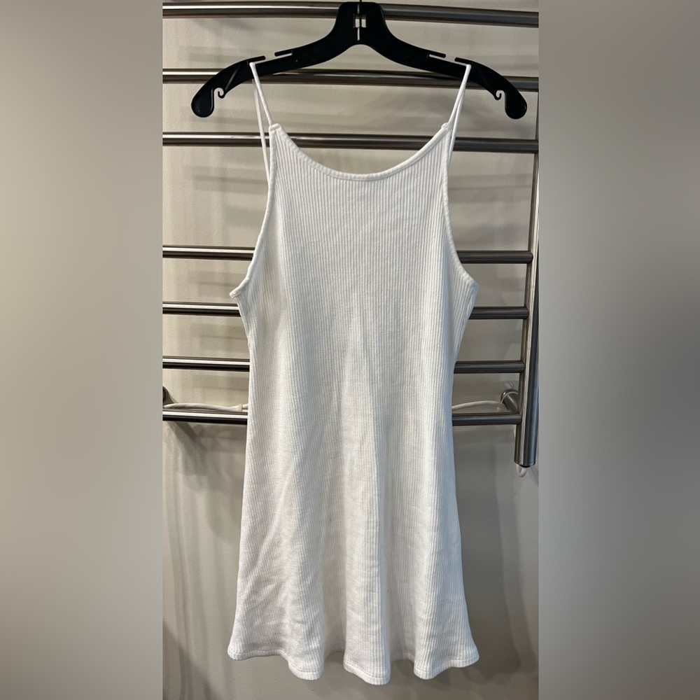 NWT Topshop Short Rib Knit Spaghetti Strap Dress…Size: 8
